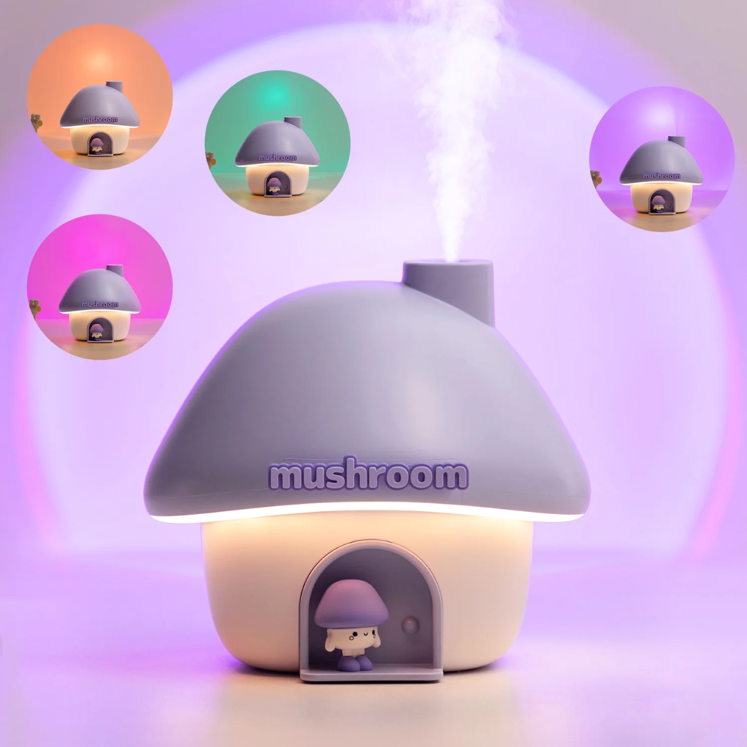 Humidificador De Seta Zen con Luz Nocurna