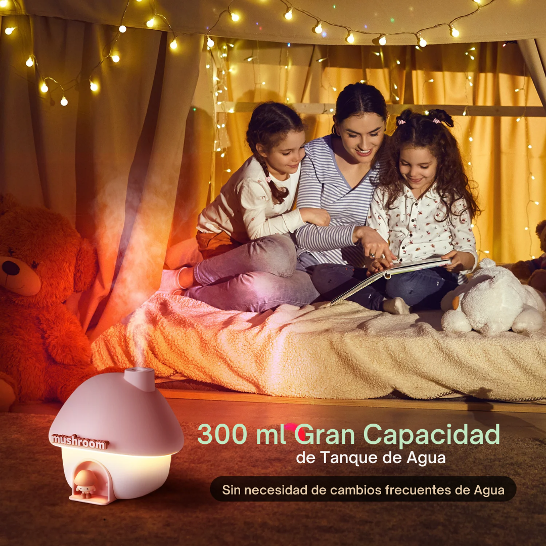 Humidificador De Seta Zen con Luz Nocurna