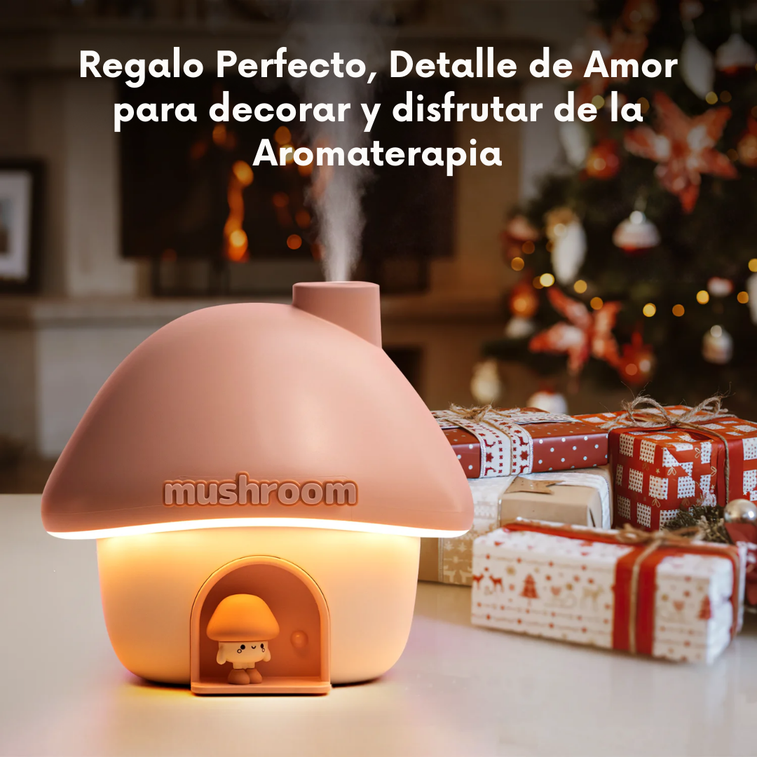 Humidificador De Seta Zen con Luz Nocurna